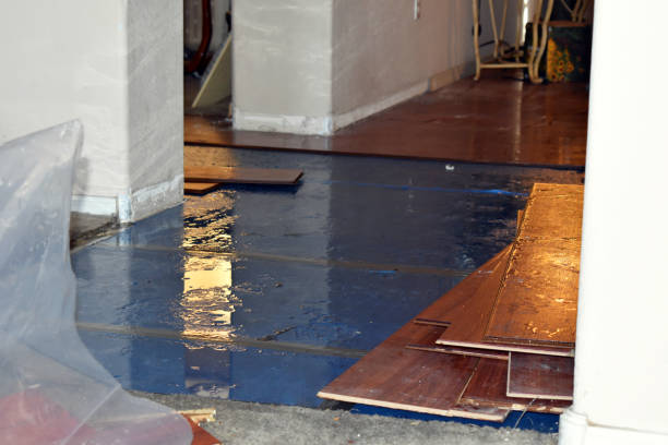 Professional Crawl Space Water Removal technician working in Barnstable, MA